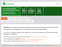 Tablet Screenshot of coprime.fr